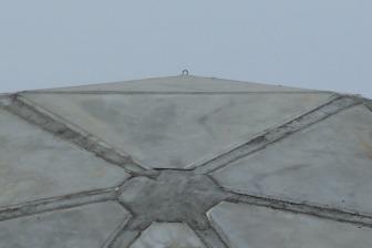 dome home construction eyebolt harness suspension