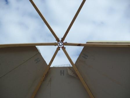 dome panel hexagon opening